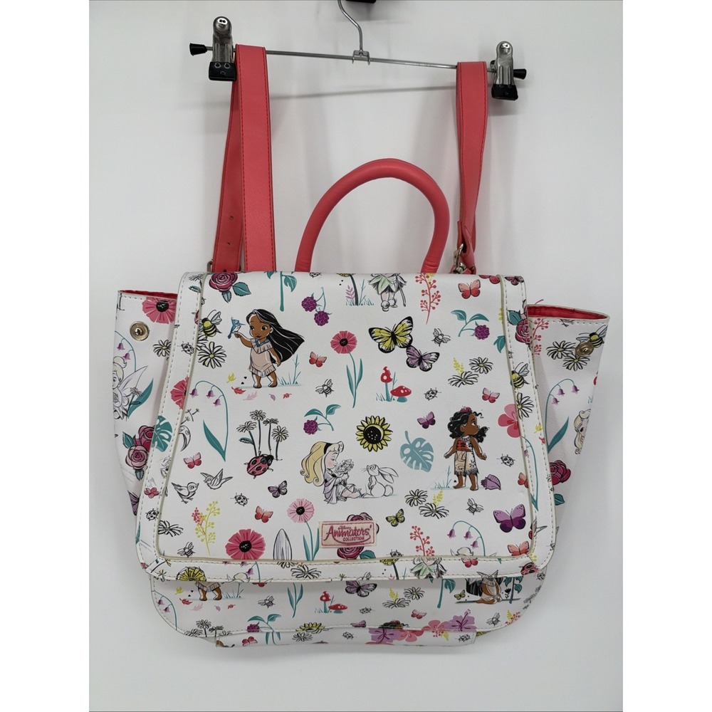 Disney Animators Collection backpack Tinker Bell Moana Pocahontas Aurora white